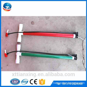 bicycle handle pump 30 35mm diameter steel pipe with screw plastic handle bicycle pump wholesale